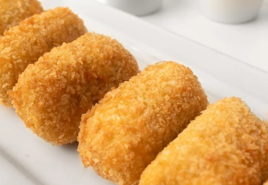 Yuca Rellena (Stuffed Cassava), Pollería Las Brujas in Clermont FL