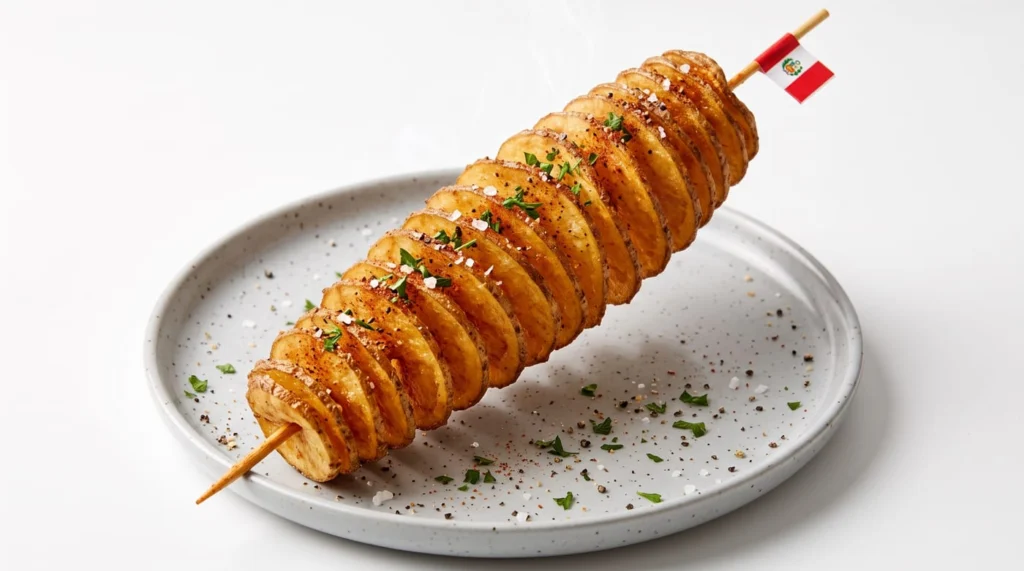 Spiral Fried Potato, Pollería Las Brujas in Clermont FL