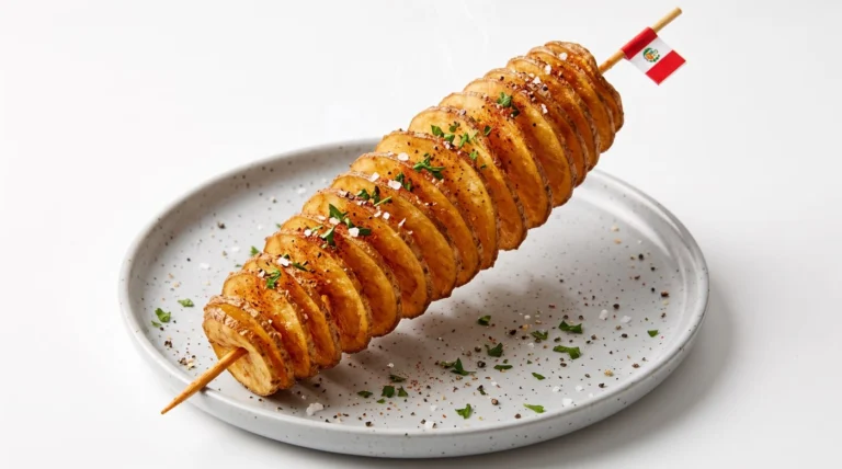 Spiral Fried Potato, Pollería Las Brujas in Clermont FL