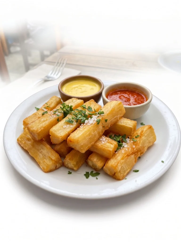 Yuca Frita (Fried Yuca), Pollería Las Brujas in Clermont FL